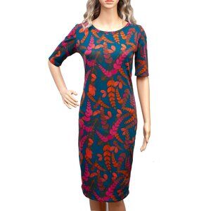 LuLaRoe Floral Bodycon Dress – Size Small